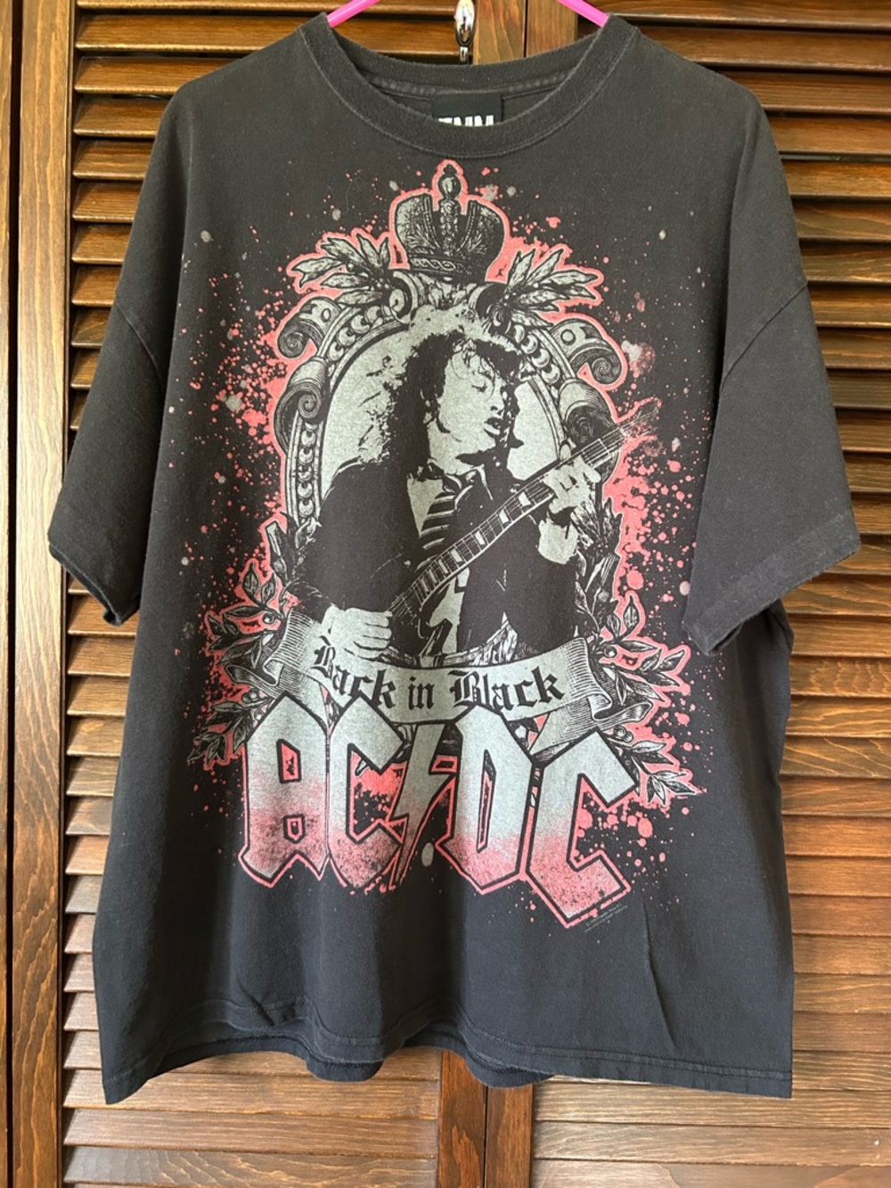AC/DC Black Graphic Tee